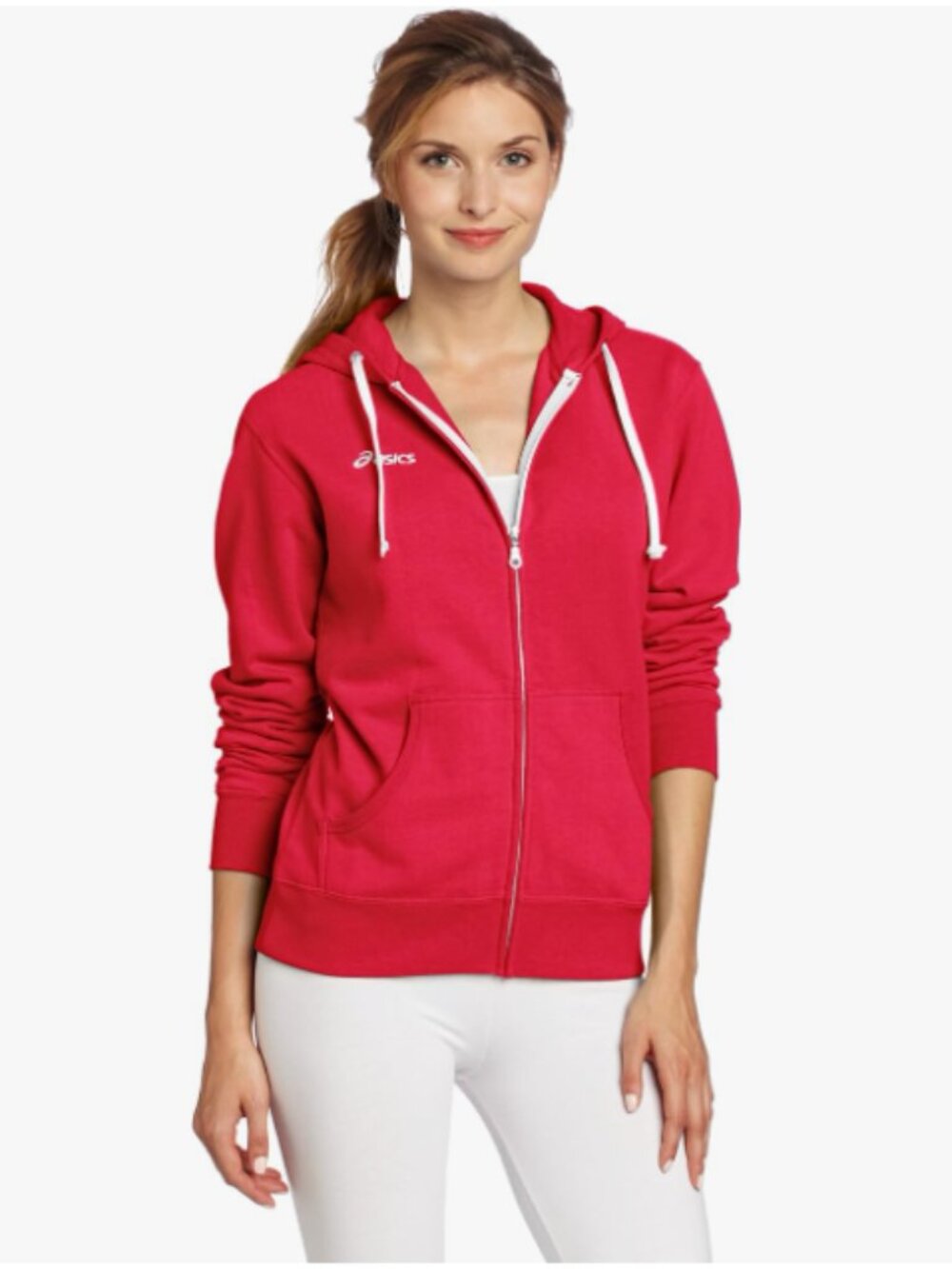 NEW WITH TAGS ASICS Women's Fleece Hoodie, Neon Pink, XX-Large